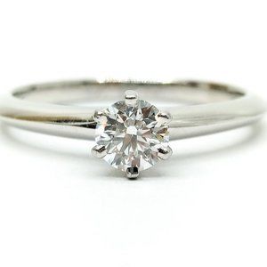 Tiffany and Co. Ring Solitaire Diamond 0.31ct Platinum 3702598